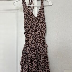 Amazon Leopard Print Mini Dress
